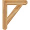Ekena Millwork Traditional Craftsman Rough Sawn Bracket, Western Red Cedar, 6"W x 32"D x 38"H BKT06X32X38TRA04RWR - alternate 3